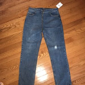 Blue forever 21 straight jeans